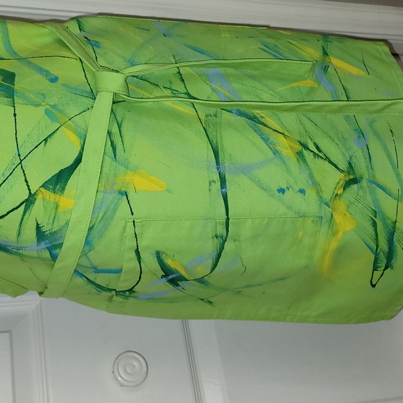 🎉💜HP💜🎉Custom Painted Wearable Art Apron  #1901 - Picture 7 of 7